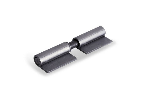 Aanlaspaumelles met blad, stalen losse pen - lengte 120x12mm
