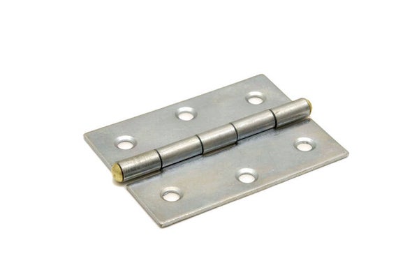 Smalscharnier met vaste pen 70x51 mm verzinkt