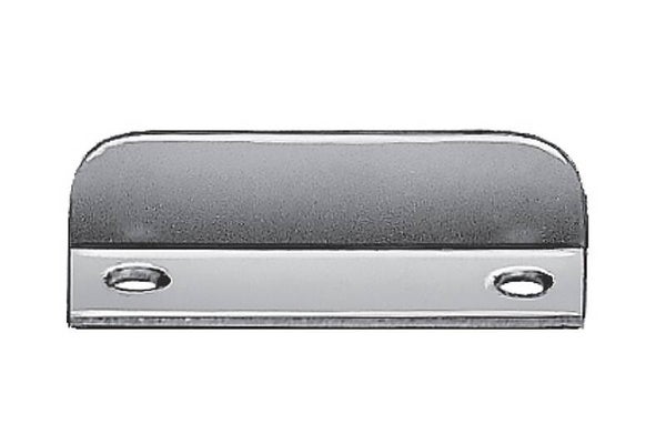Aanslagplaatje voor achter-oplegslot - staal - vernikkeld - 34x10x9,5mm