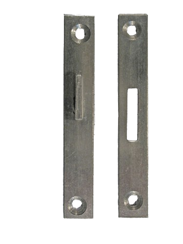 Bedhaak enkel lengte 10cm - breedte 16mm - per paar