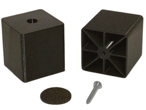 Tafelverhoger kunststof vierkant 50x50mm - hoogte 65mm