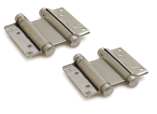 Bommerscharnier dubbelwerkend 29x75mm RVS304 -per doos 2 stuks