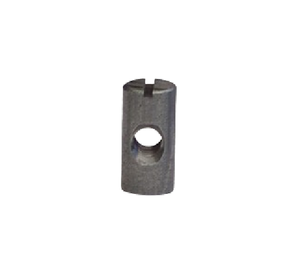 Dwarsmoer 10x20mm - Staal - binnenschroefdraad M6 - gat op 10mm - per stuk