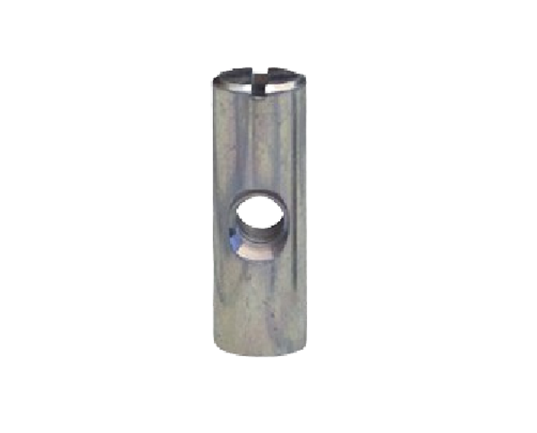 Dwarsmoer 10x30mm - Staal - binnenschroefdraad M6 - gat op 15mm - per stuk