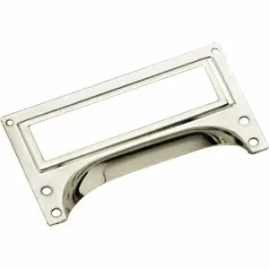 Etiketgreep 73x43mm vernikkeld