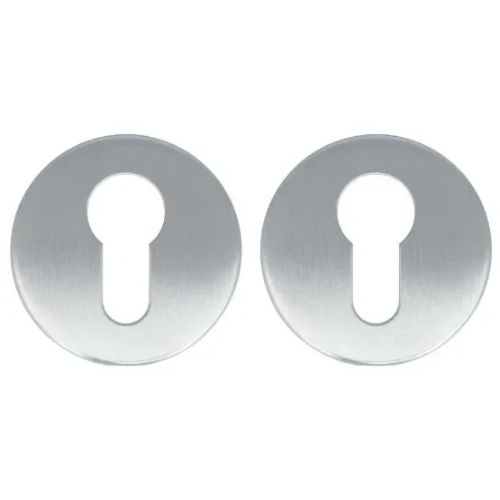 PC-plaatjes Rond rvs - per paar -  Serie TS5