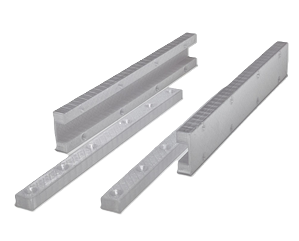 Kunststof paar geleiders 37x12mm - lade en kastgedeelte - 235mm