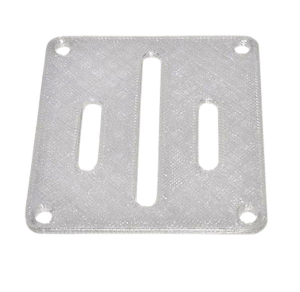 Opvulplaatje universeel 70x62mm - dikte 2mm - zakje 10 stuks