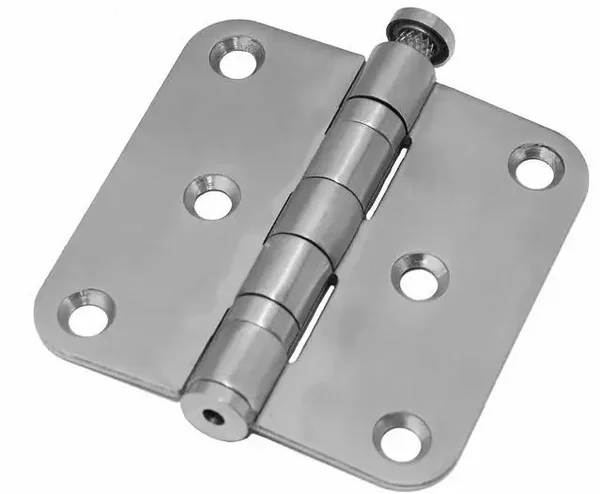 Kogellagerscharnier Afgerond 76x76x2,5 rvs - Serie TS1/4/5