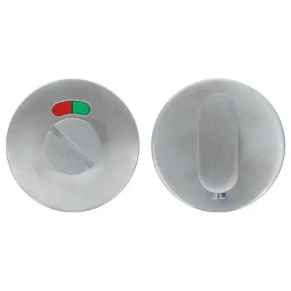 Toiletsluiting Modern rond  RVS mat geborsteld - per set - Serie TS1