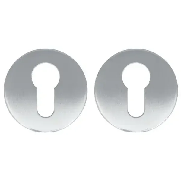 PC-plaatjes Rond rvs - per paar -  Serie TS5