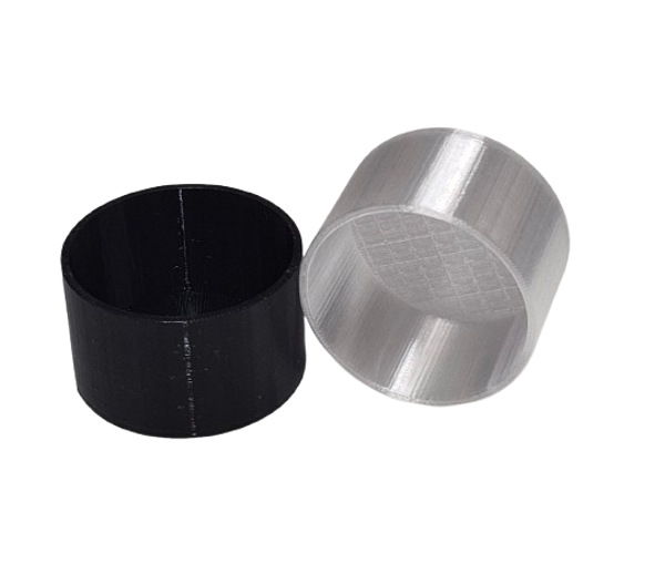Ronde pootdoppen diameter 21 mm binnenwerks - per stuk