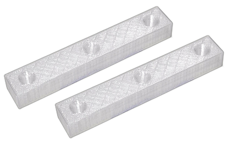 Kunststof ladegeleiders 17x10mm - lengte 100mm