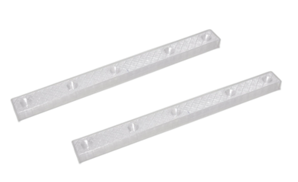 Kunststof ladegeleiders 17x10mm - lengte 195mm