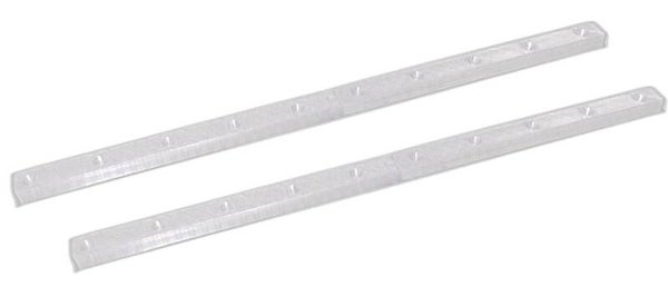 Kunststof ladegeleiders 17x10mm - lengte 382mm - per paar