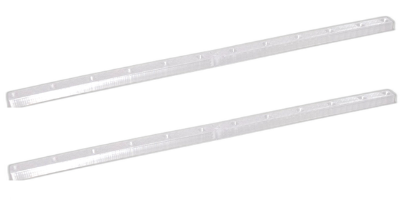 Kunststof ladegeleiders 17x10mm - lengte 450mm - per paar