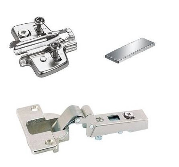 Scharnier Hettich Intermat 9935, openingshoek 95° - half opdek - per set