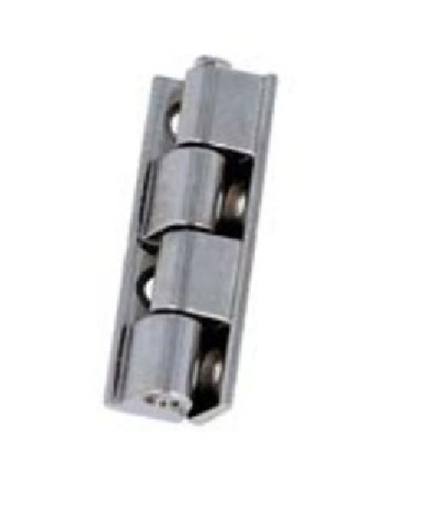Metalen scharnier / blokscharnier vernikkeld - hoogte 40mm - BL - per stuk