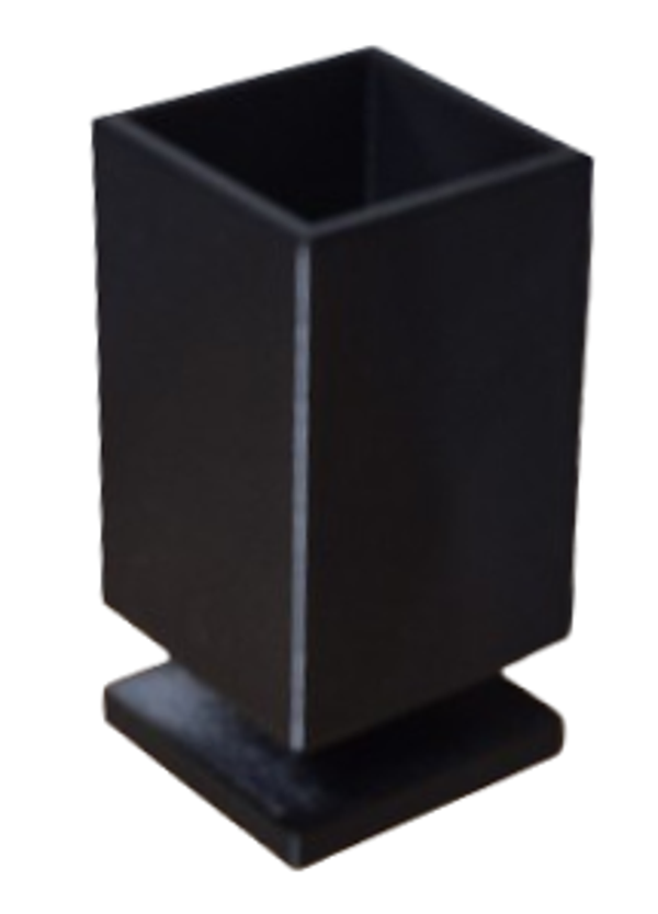 Tafelverhoger verstelbaar 70x120mm voor poot vierkant 60x60mm