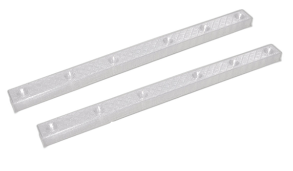 Kunststof ladegeleiders 17x10mm - lengte 235mm - per paar