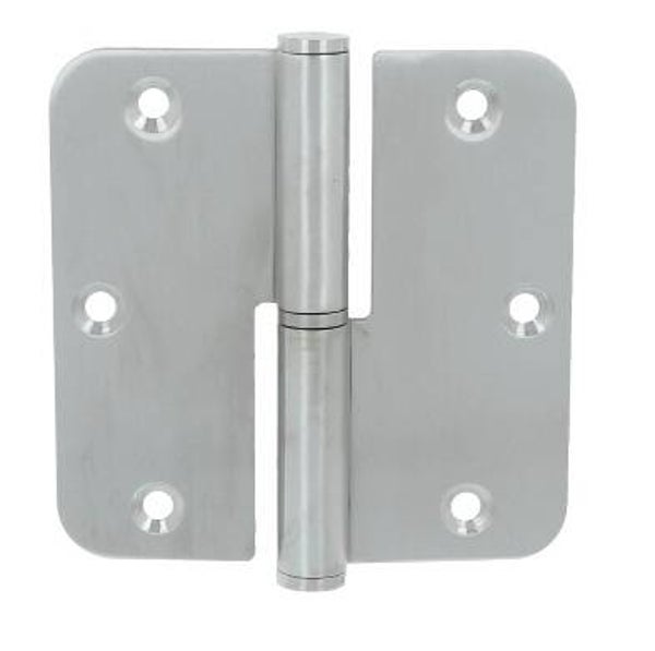 Paumelle - 89x89x2,5 mm - Links - RVS - per stuk