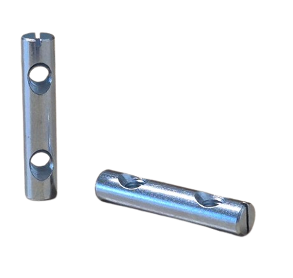 Dwarsmoer dubbel 60x12mm - 2x M8 - per stuk