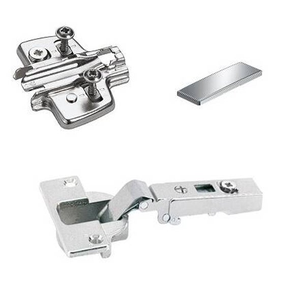 Scharnier Hettich Intermat 9935, openingshoek 95° - opliggend - per set