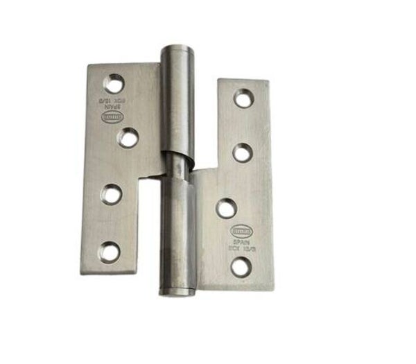 Oploopscharnier RVS  100x88x2.5mm - Links draaiend - per stuk