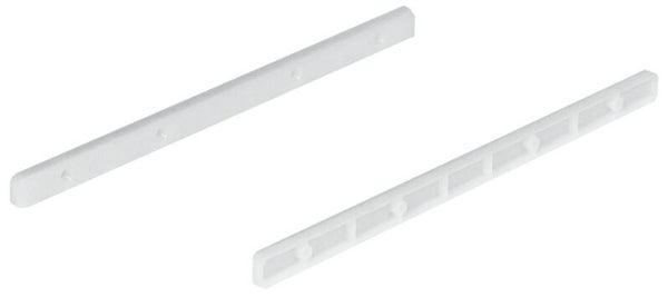 Kunststof ladegeleider 16x8mm - Lengte 284mm - per paar