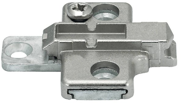 Kruismontageplaat, Clip Top Blumotion, Clip Top, clip, om te schroeven met euroschroeven