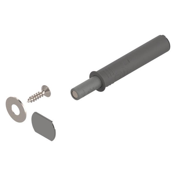 Push to open zwart - Blum Tip-On - korte versie met magneet - per stuk