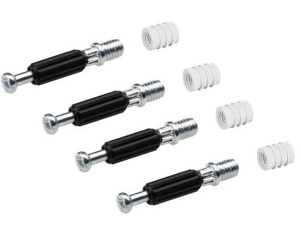 Rastex inschroefdrevel M6 + indrukmof M6 - DU 644 T - zakje 4 sets