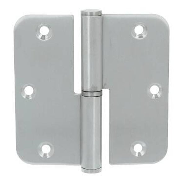 Paumelle - 89x89x2,5 mm - Rechts - RVS - per stuk