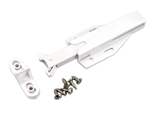 Push to open snapsluiting met trekkracht 12kg – Wit - per stuk