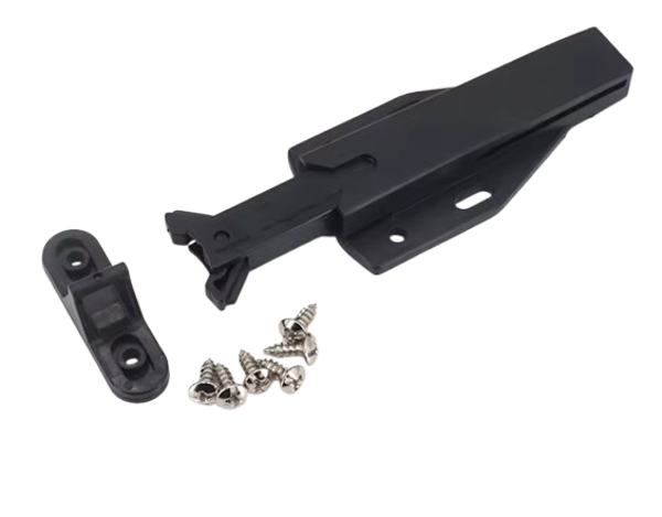 Push to open snapsluiting met trekkracht 12kg – Zwart - per stuk