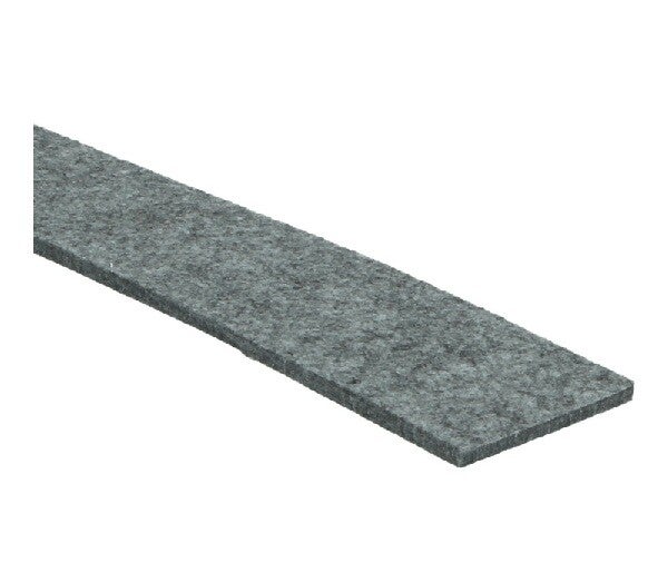 Viltstrip zelfklevend grijs dikte 5mm - Lengte 50cm - breedte 5cm