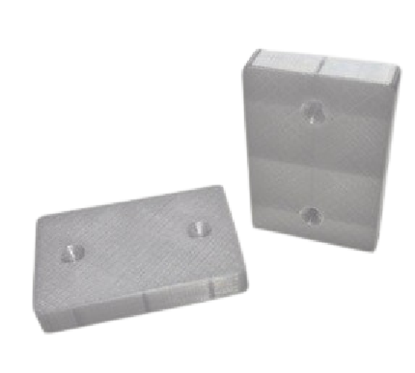 Tafelverhoger SP kunststof transparant rechthoek 120x80mm - hoogte 20mm - per stuk