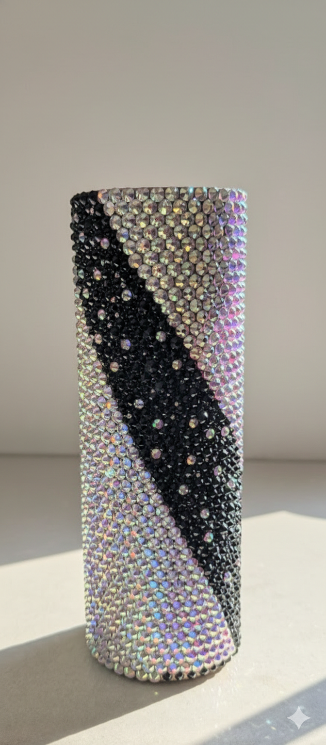 Midnight Aurora Rhinestone Tumbler 30oz