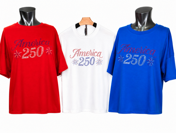 The America 250 Collection Rhinestone Tee