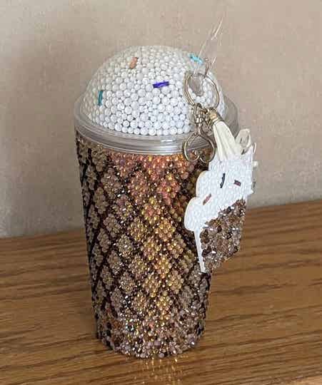 Ice Cream Cone rhinestone Tumbler – 20oz