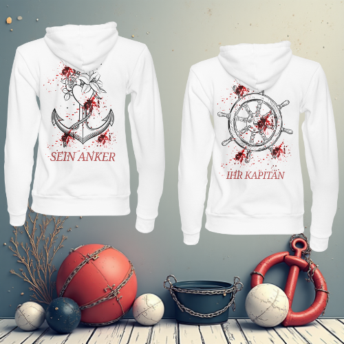 Hoodie Anker & Kapitän
