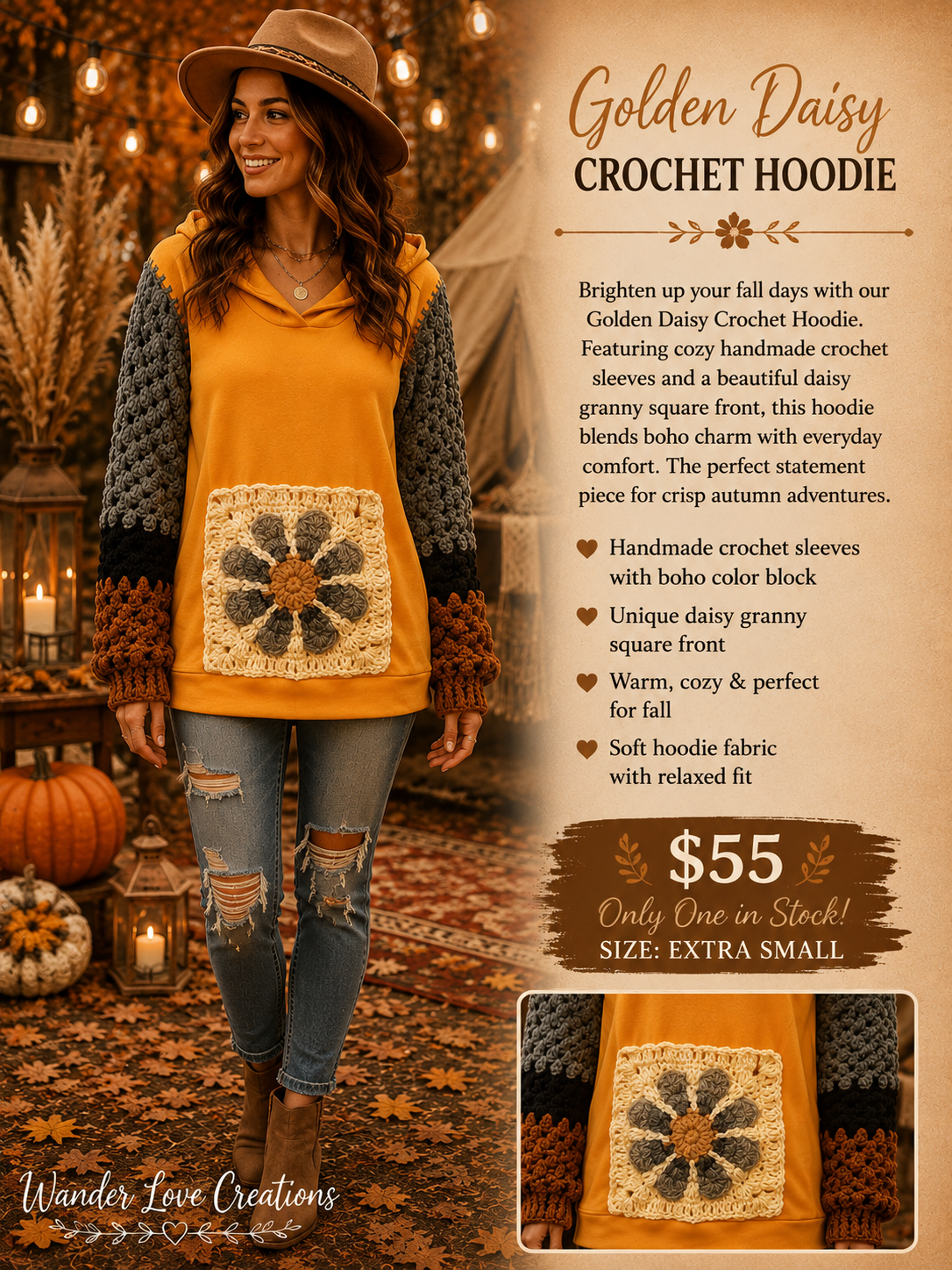 Autumn Bloom Hoodie