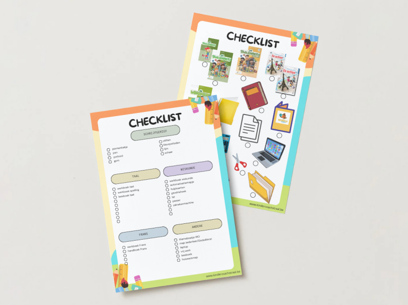 Checklist materiaal