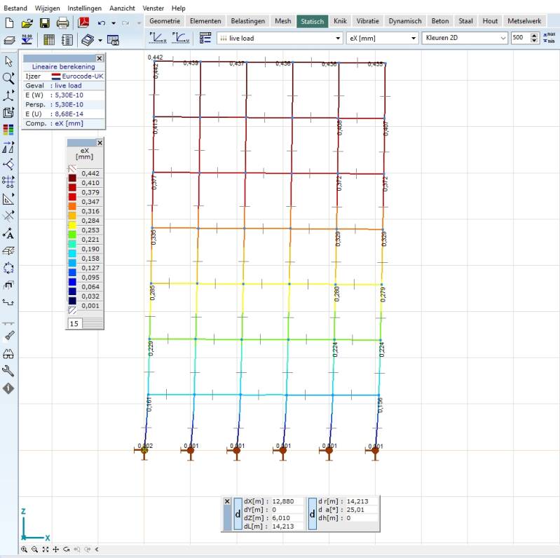 AxisVM X6 berekening met Excel, AxisVM Calculation with Excel