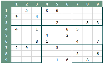 Sudoku figuur 5 - Advies Prefab beton