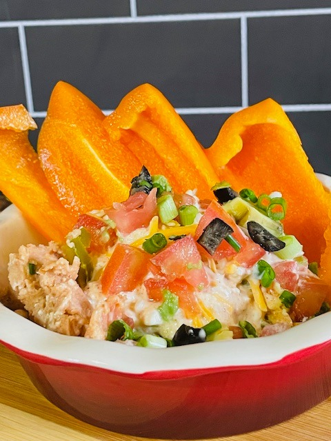 ❤️7 Layer Dip WW'fied / Appetizers & Sides / RECIPES | dontweightup