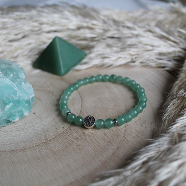 "Renouveau" Aventurine verte - 6mm