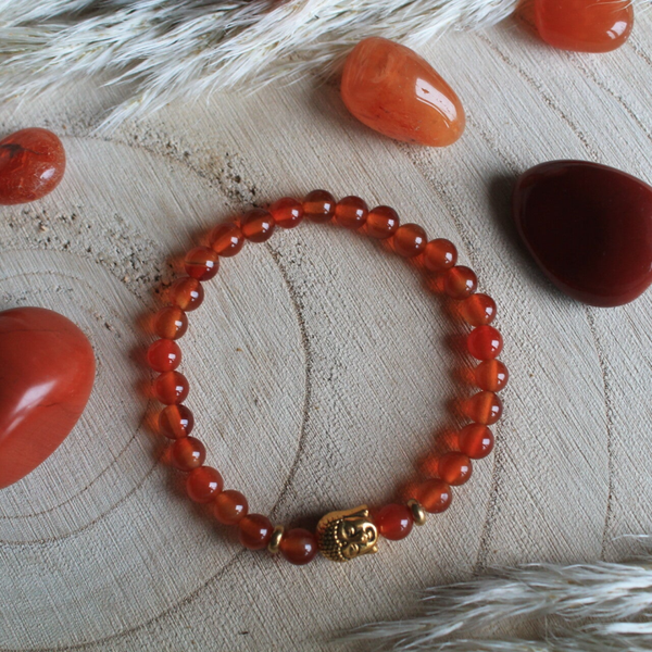 "Vitalité" Cornaline - 6mm