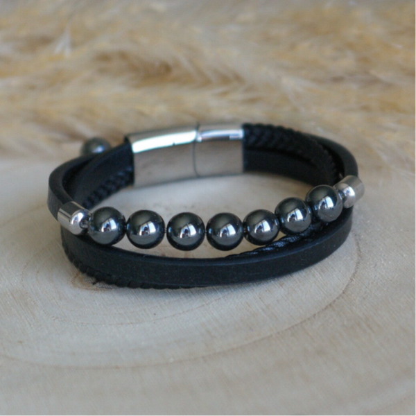 "Force intérieure" Hématite - 8mm