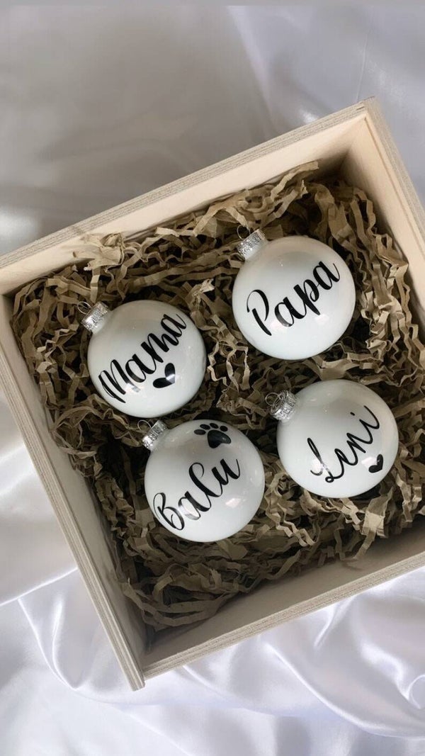 Kerstballen met naam
